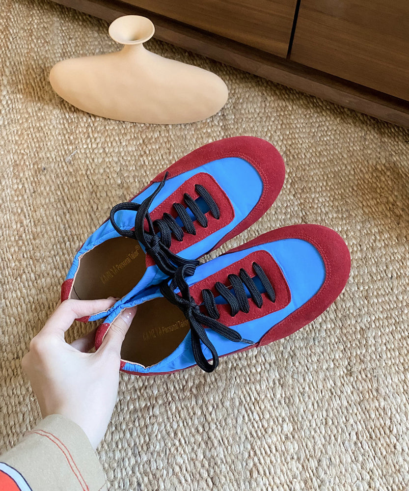 New Yellow Sport Flats Suede DIY Lace Up