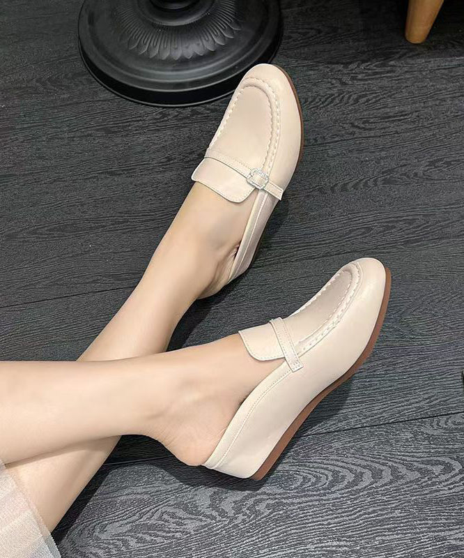 Silver Wedge Faux Leather Casual Splicing Slide Sandals