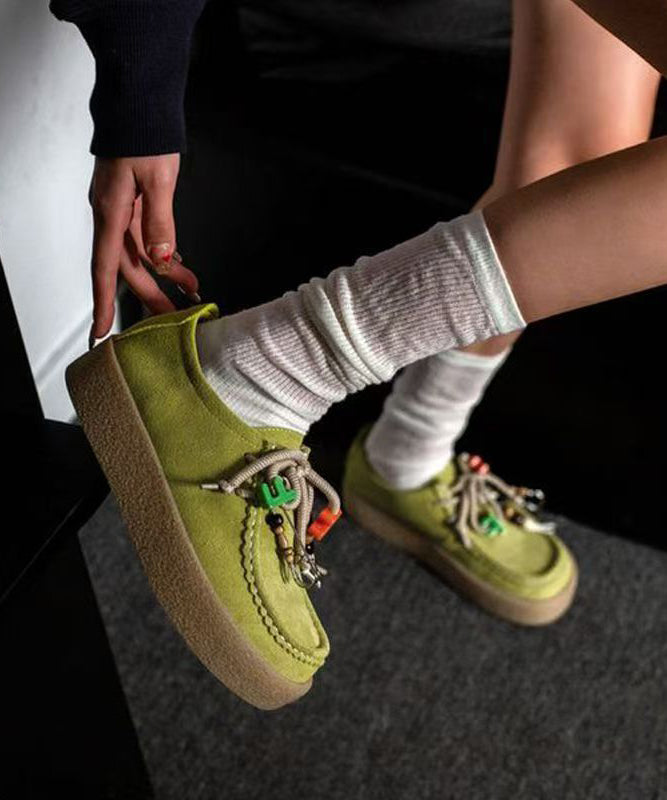 Spring New Style Lace Up Versatile Platform Shoes