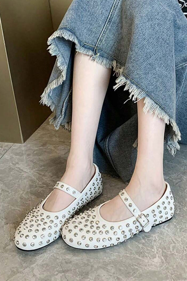 Casual Full Round Toe Mary Jane Dance Shoes