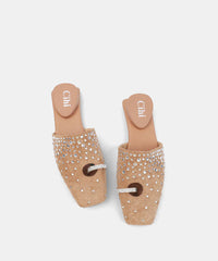 Stylish Splicing Black Faux Leather Hollow Out Slide Sandals