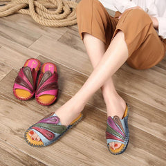 Ethnic Style Flat Bottom Casual Beach Slippers