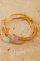 Crystal Beaded Hand-woven Bracelet