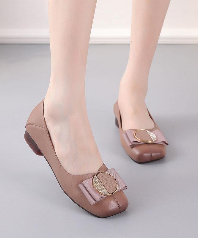 Black Loafer Shoes Genuine Leather Splicing Loafer Shoes