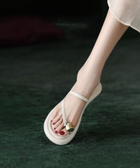 Summer French Toe Set Black Slide Sandals