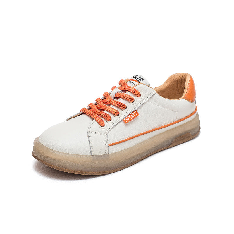 Summer Thin Leather Retro Casual Shoes