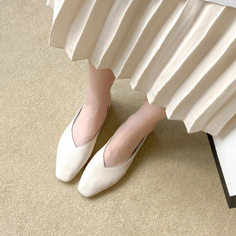 Summer Retro Soft Leather Wedge Casual Shoes (34-40)