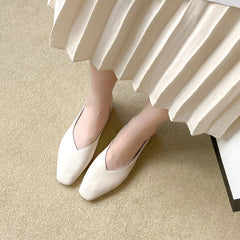 Summer Retro Soft Leather Wedge Casual Shoes (34-40)