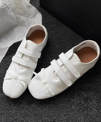 Casual Versatile Splicing Soft Flat Shoes Green Suede