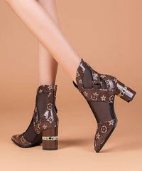 Hollow Mesh Short Boots Spring And Summer