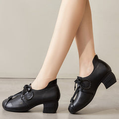 Autumn Soft Retro Leather Casual Shoes