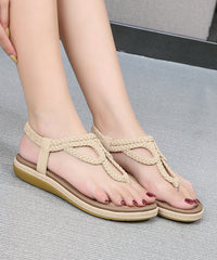 Leisure Versatile Black Soft Flip Flops Sandals