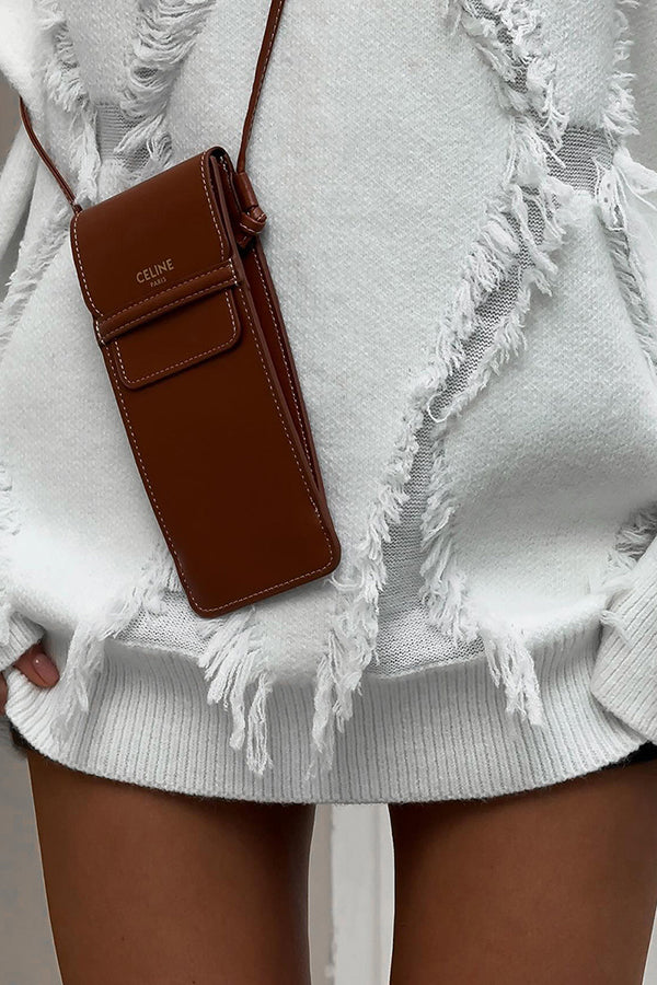 Hollow Tassel Loose Sweater