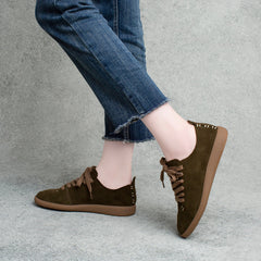Autumn Soft Suede Leather Casual Shoes
